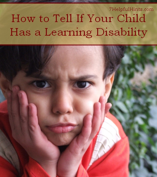 how to tell if your child has a learning disability