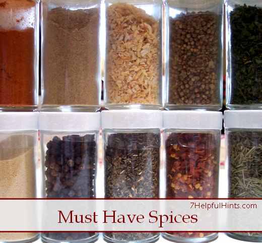 7 must have spices
